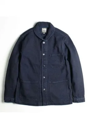 Momotaro - Indigo Dobby Coverall