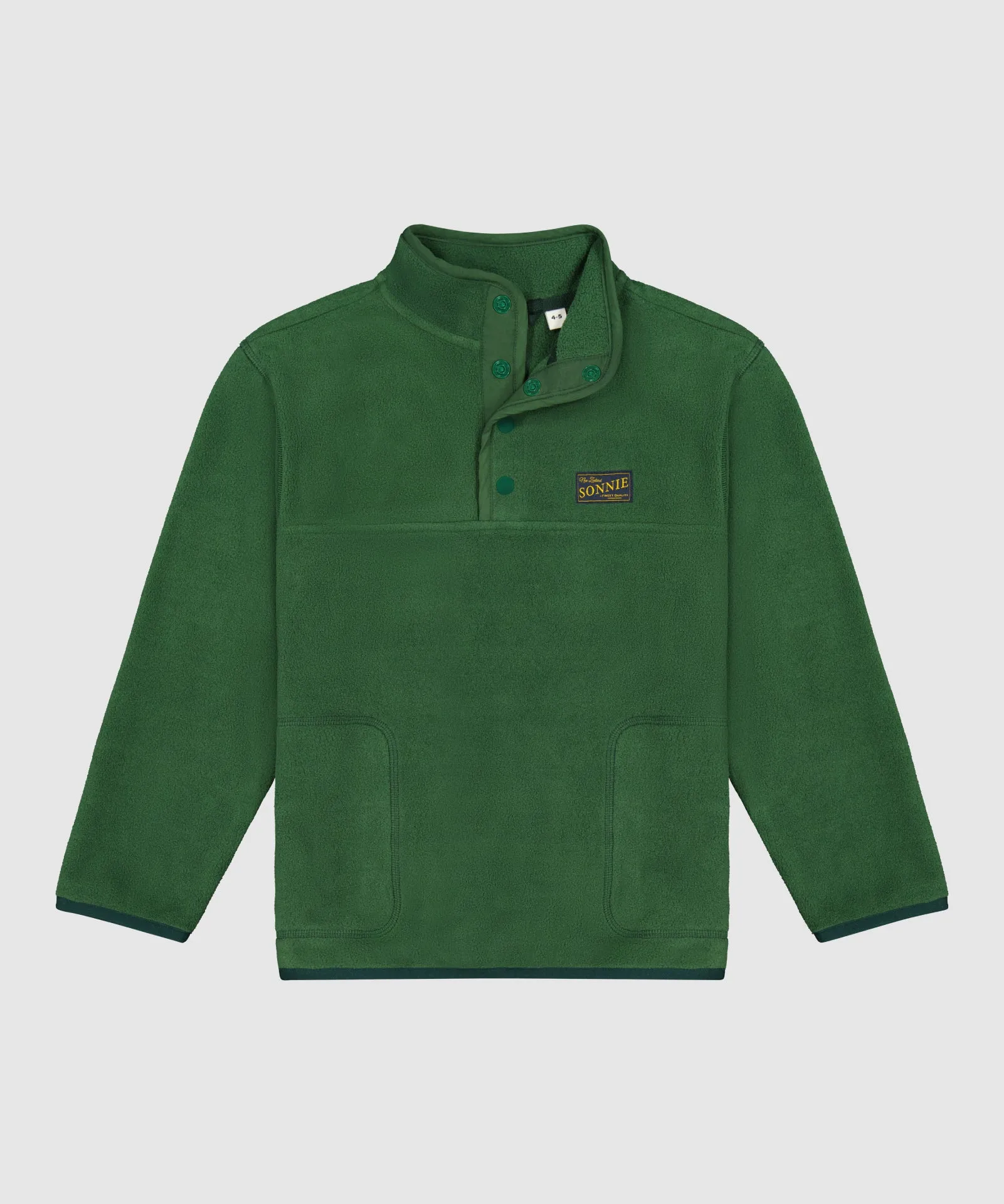 Monty Quarter Dome Fleece - Moss