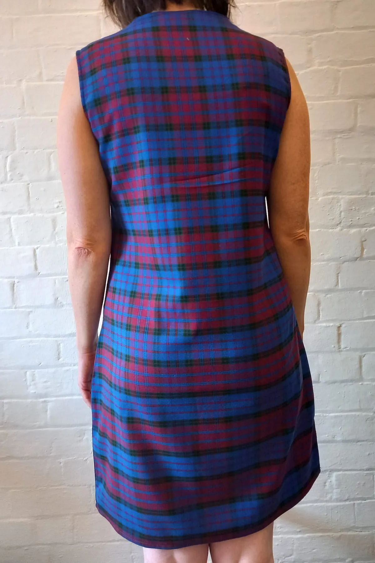 Nancy Plaid A-Line Shift Dress by Love Her Madly