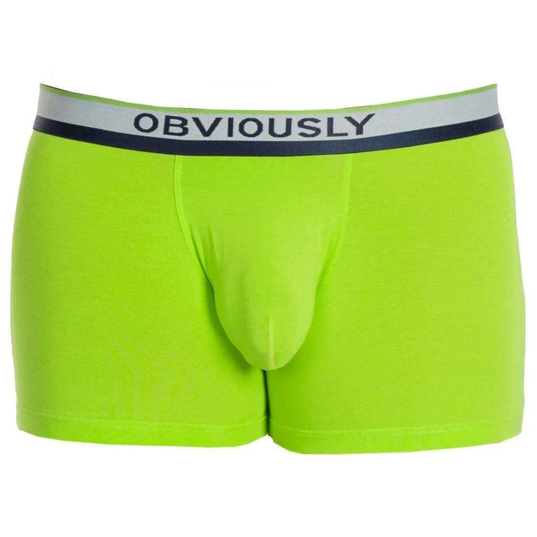 Obviously PrimeMan AnatoMAX Boxer Brief 3inch Leg - Lime Green