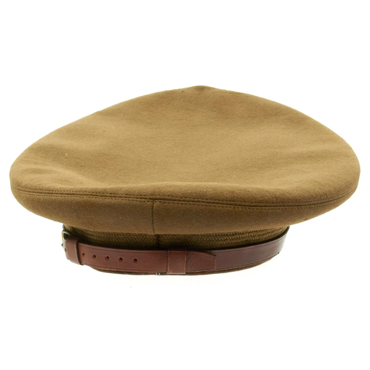 Original U.S. WWII USAAF Named Officer Crush Cap by Luxenberg Of New York