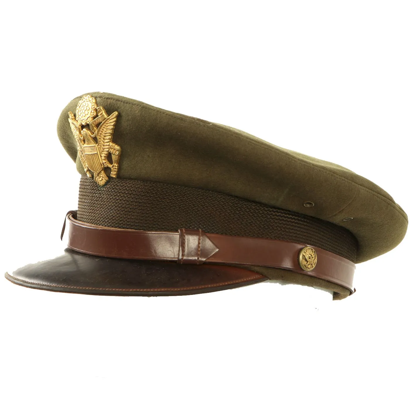 Original U.S. WWII USAAF Officer Crush Cap - Size 7