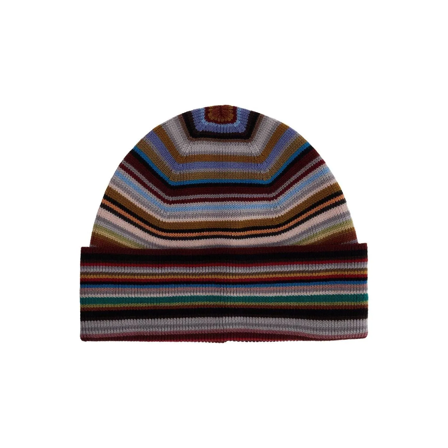 Paul Smith signature stripe virgin wool beanie hat