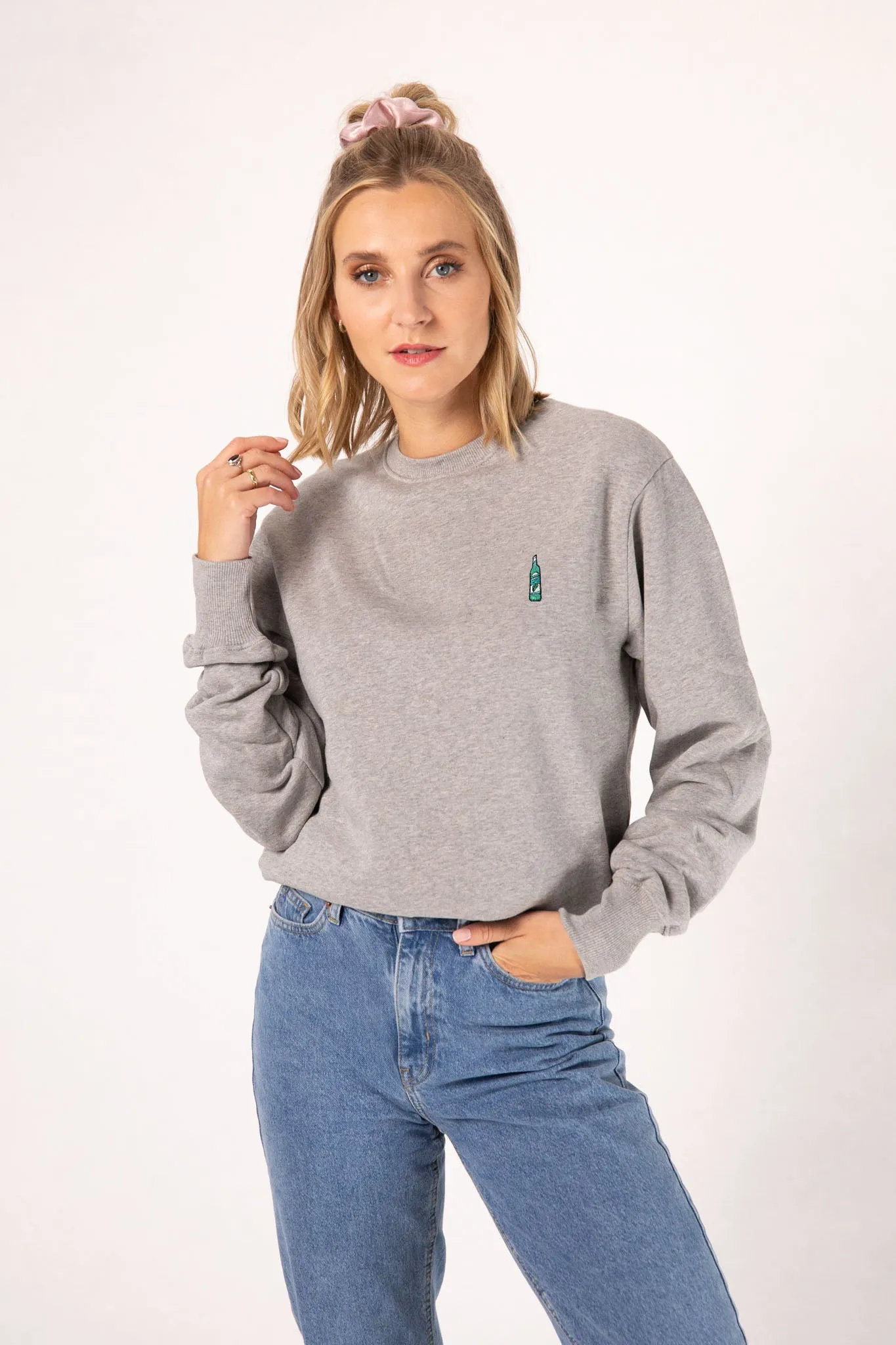 Pfeffi | Bestickter Bio-Baumwoll Frauen Pullover