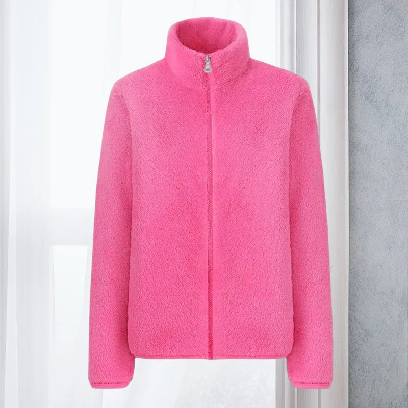 Polar Fleece Stand Collar Jacket