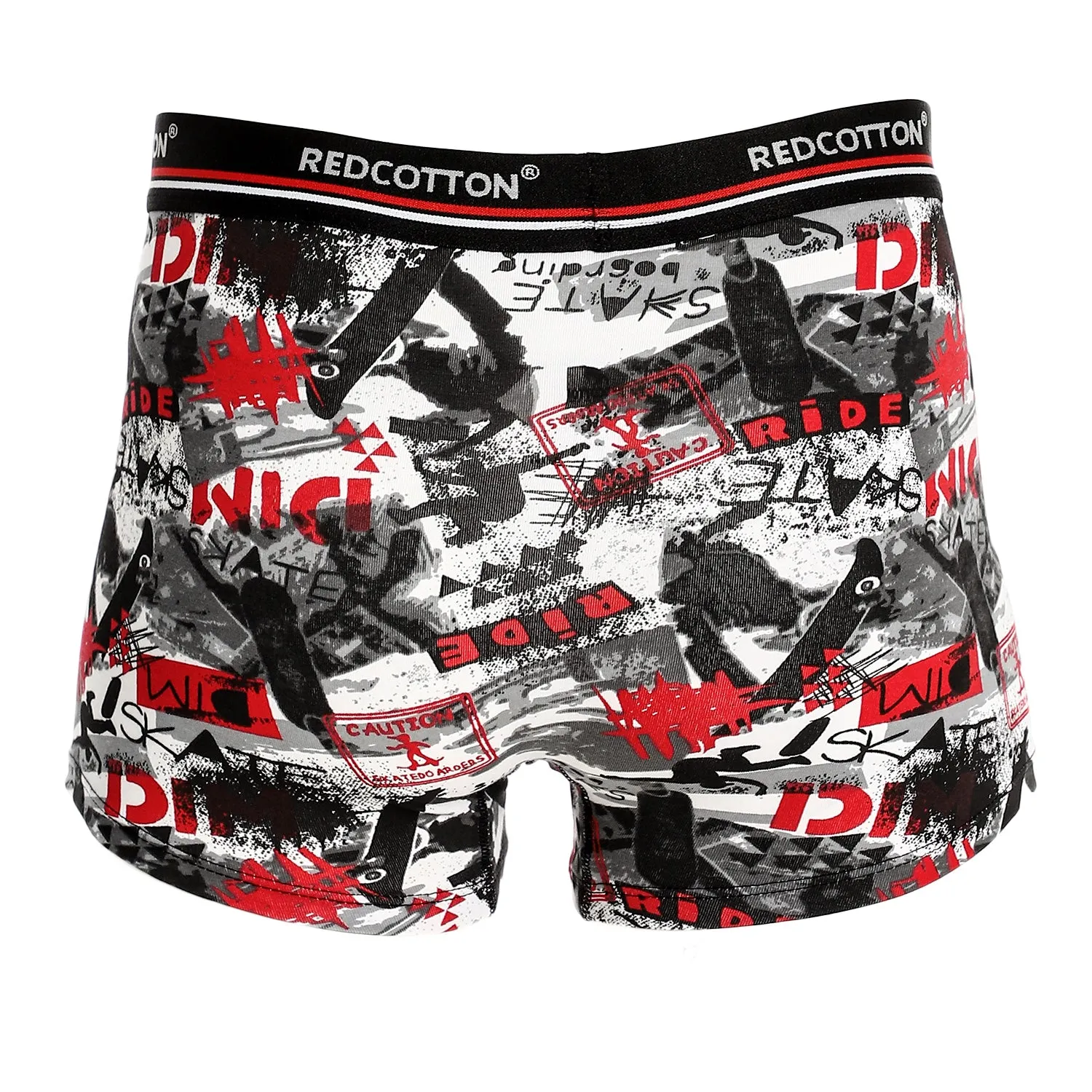 Printed Men's Boxer - Red