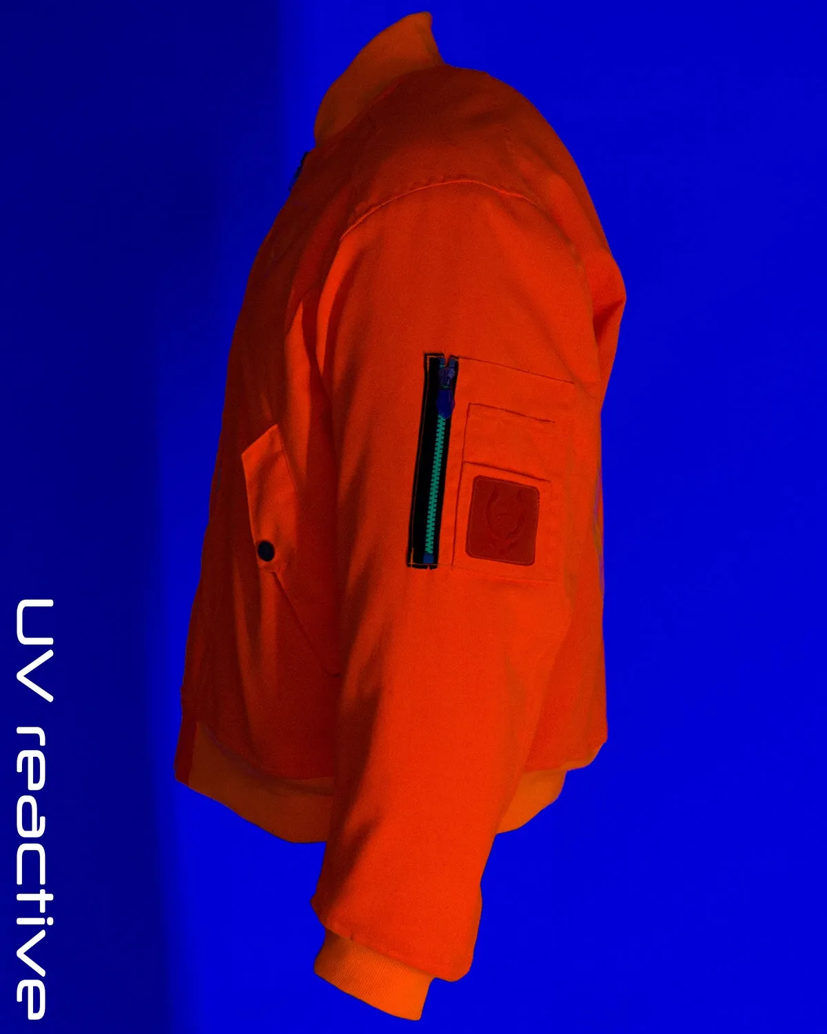 PROTON BOMBER JACKET UV FLUO ORANGE