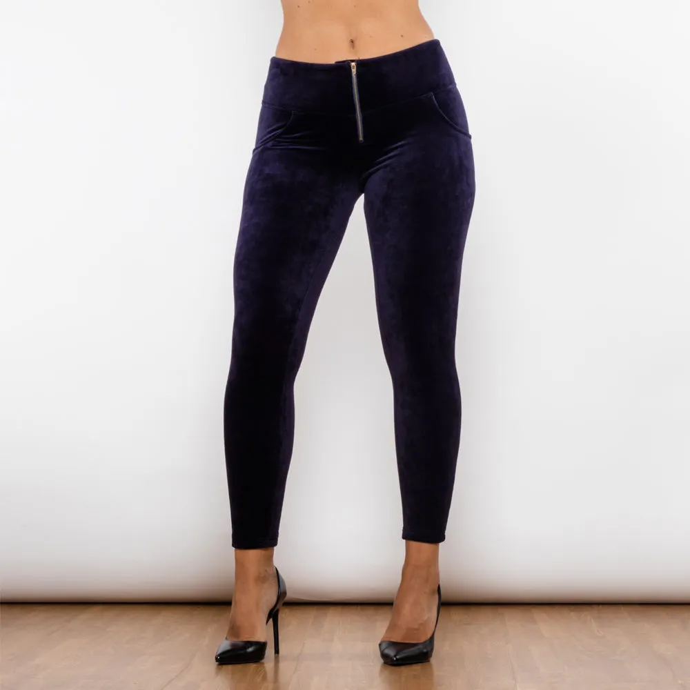 Purple Orchid Chenille High Waist Lifting Leggings