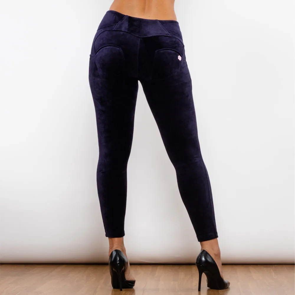 Purple Orchid Chenille High Waist Lifting Leggings