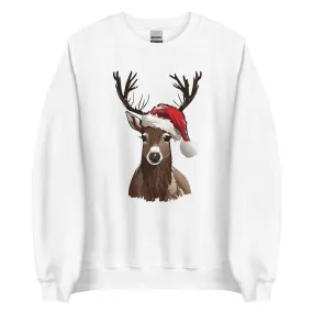 "Christmas Reindeer" Reindeer Sweatshirt (Adult Unisex)