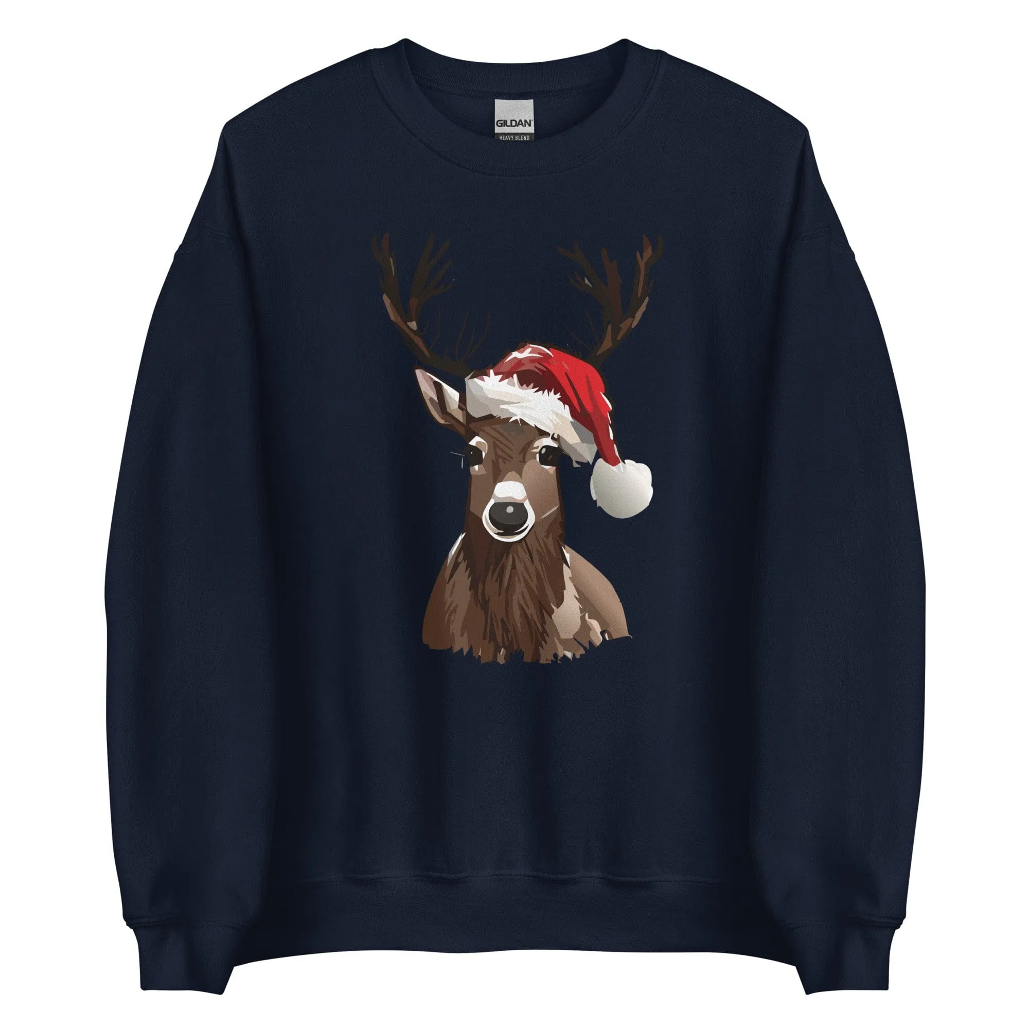 "Christmas Reindeer" Reindeer Sweatshirt (Adult Unisex)