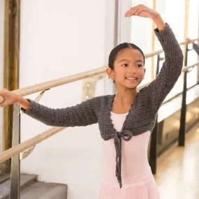 Red Heart Crochet At The Barre Shrug