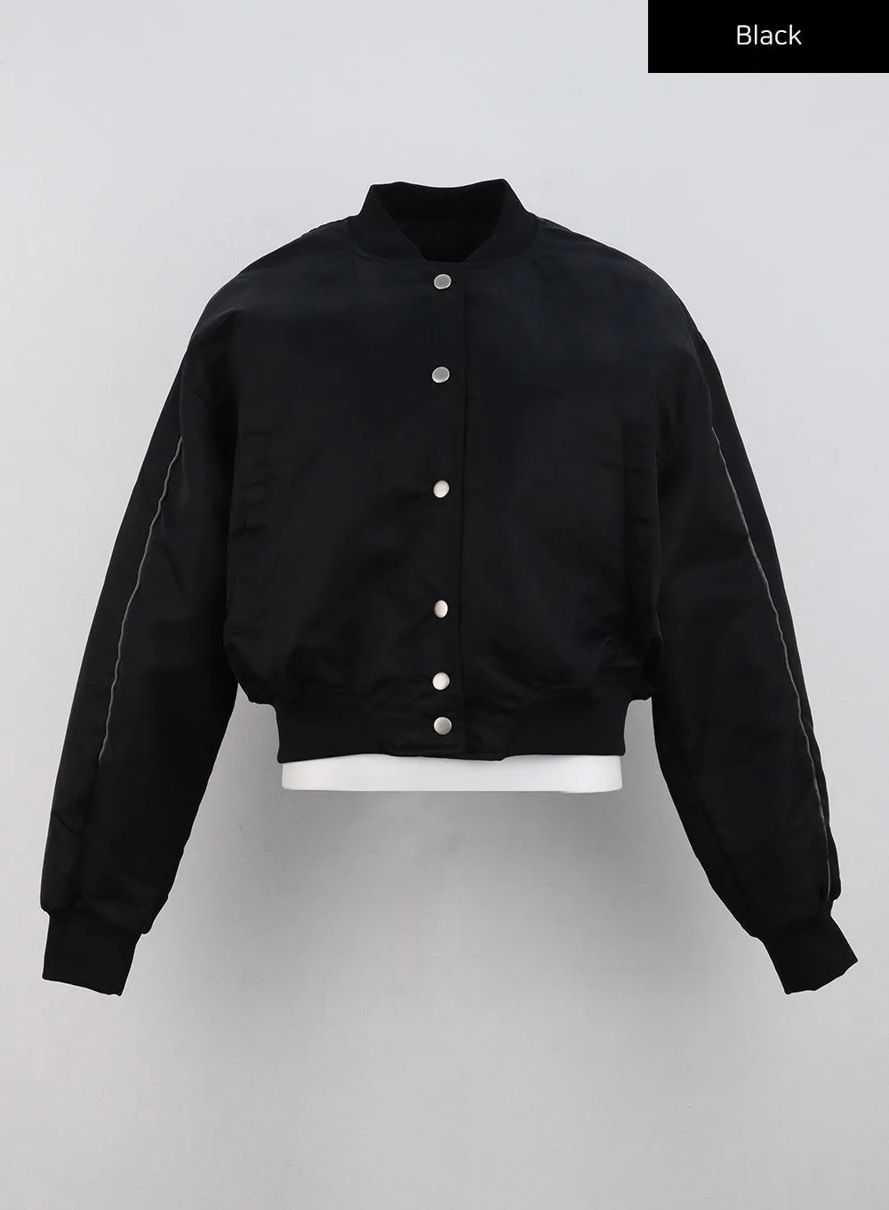 Round Neck Bomber Jacket CD301