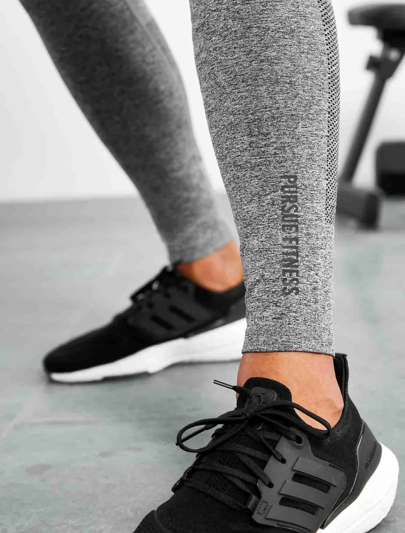 Seamless Training Leggings - Grey Marl