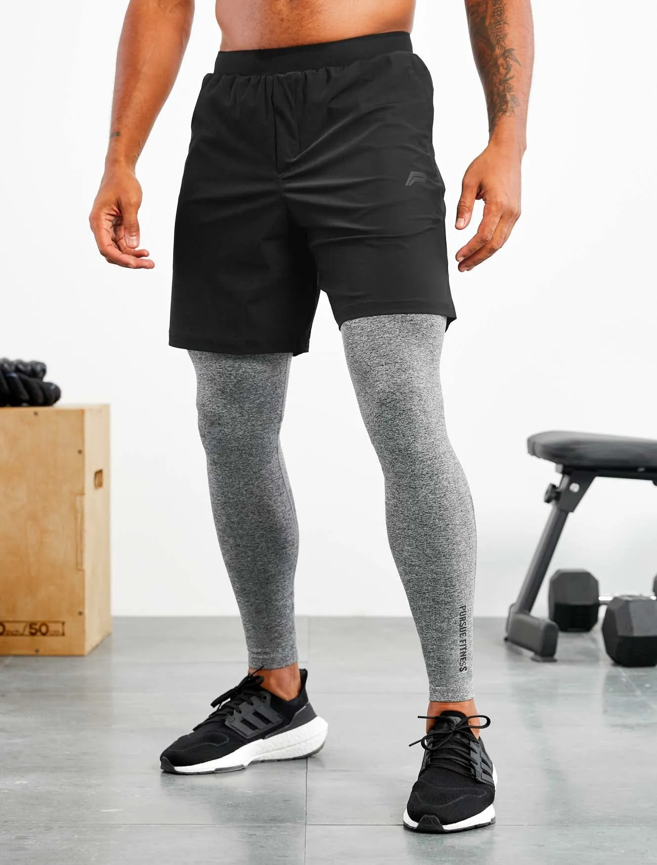 Seamless Training Leggings - Grey Marl