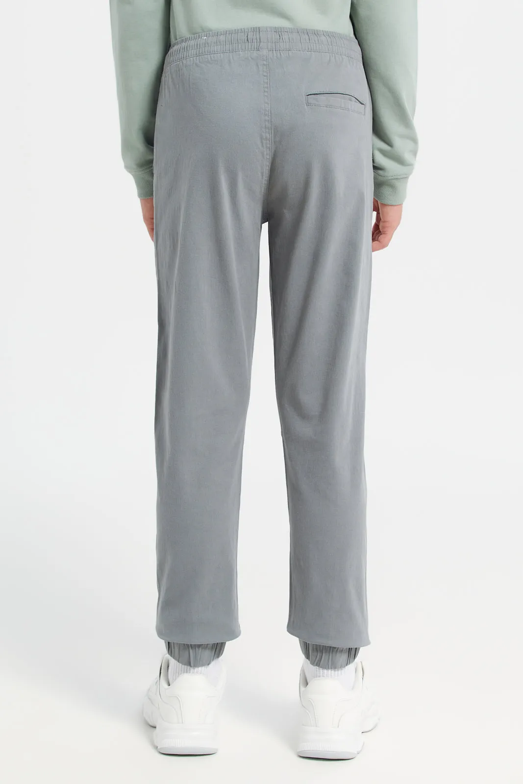 Senior Boys Grey Pull On Joggers