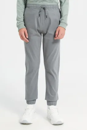 Senior Boys Grey Pull On Joggers