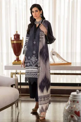 Signature Prints by Nureh Unstitched 3 Piece Khaddar Collection'2022-SP-30