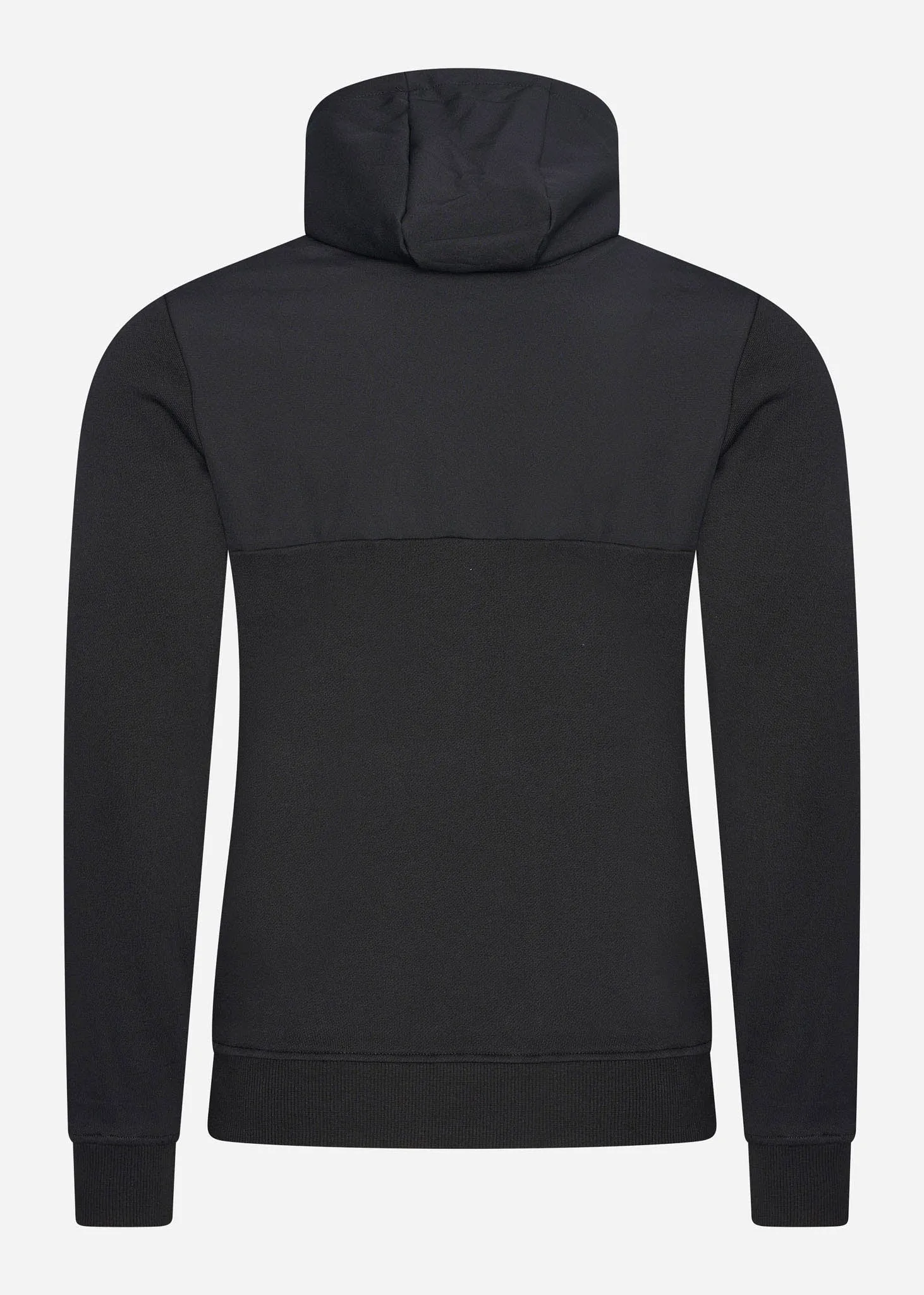 Softshell jersey zip hoodie - jet black