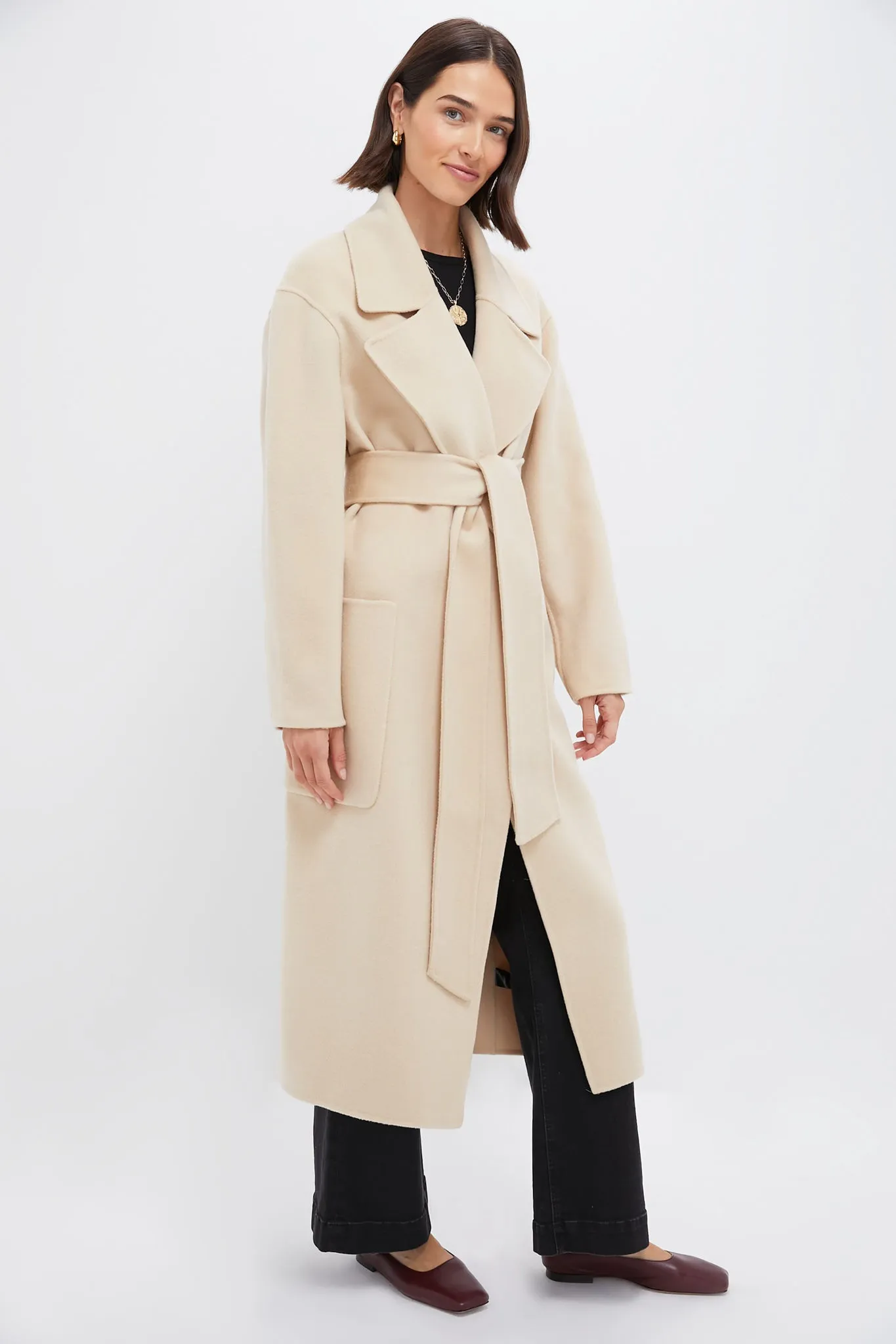 Tan Wool Trinity Coat