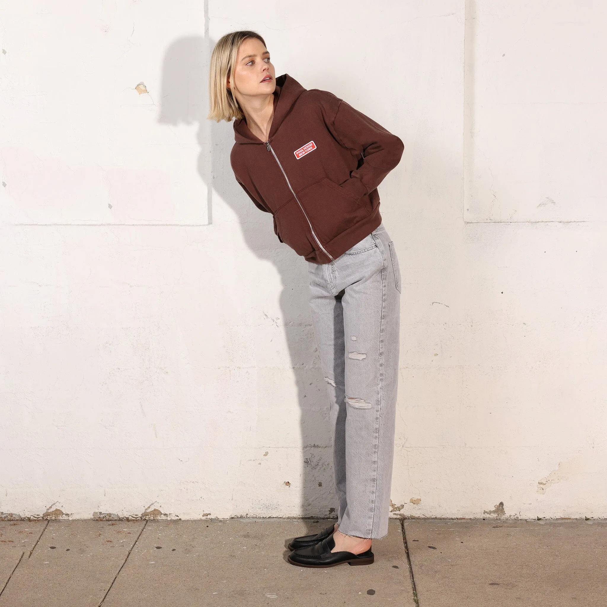 The Mercer Cropped Zip Up