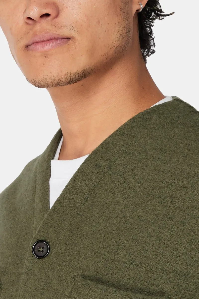 Universal Works Cardigan (Lovat Green)