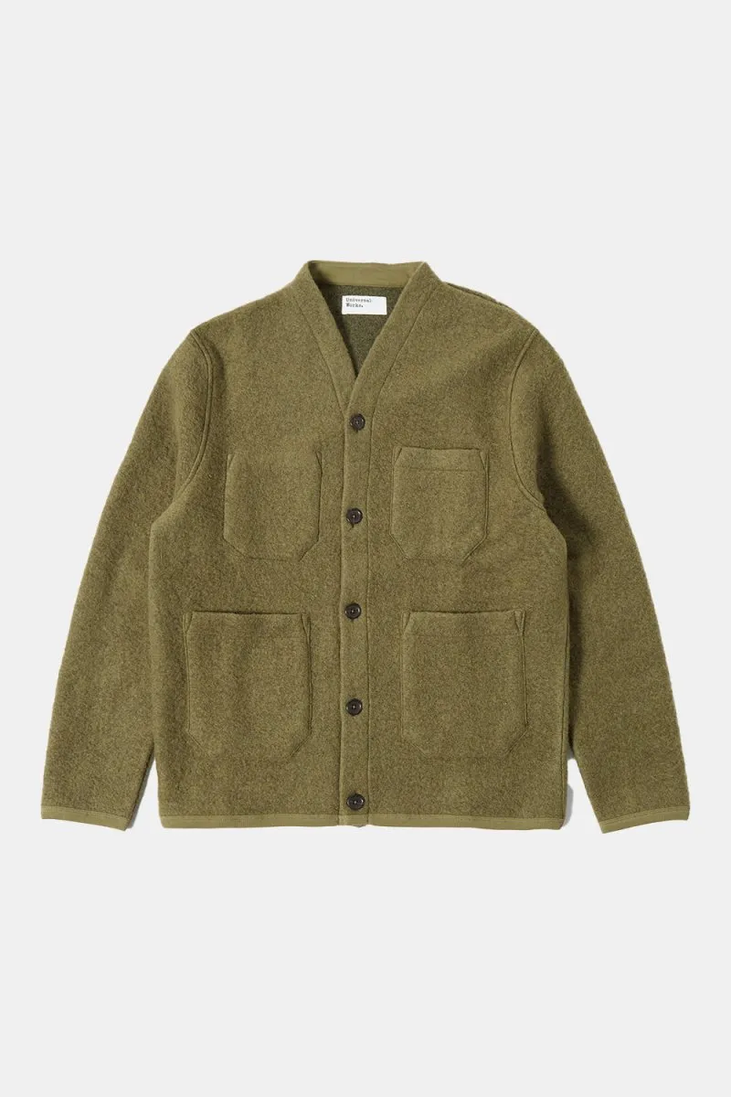 Universal Works Cardigan (Lovat Green)