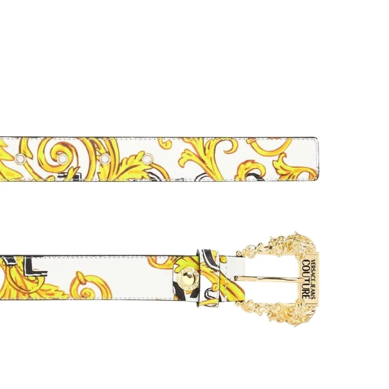 Versace Jeans Couture Baroque Buckle Belt