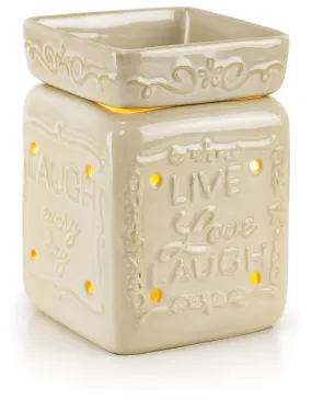 VP Home Ceramic Fragrance Warmer (Live Love Laugh