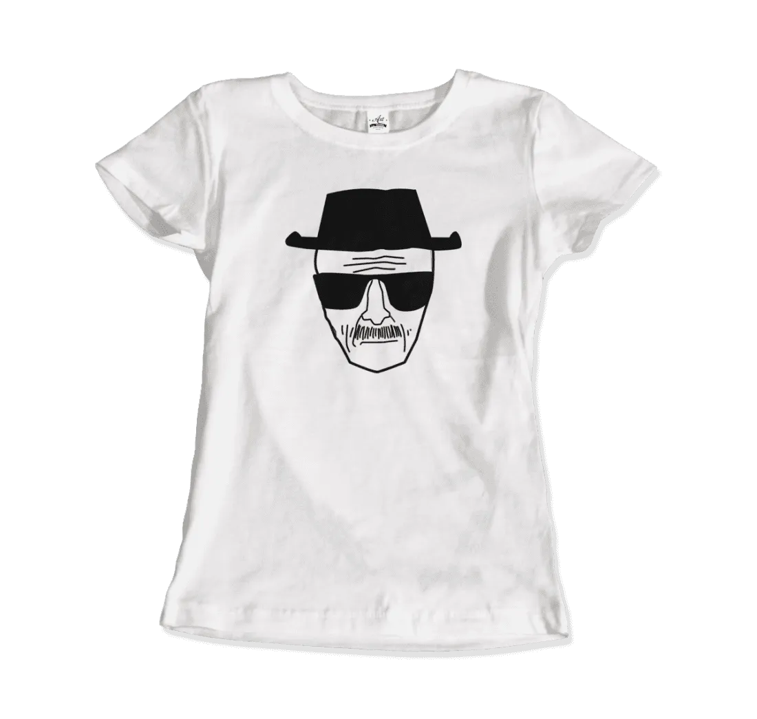 Walter White With Porkpie Hat and Sunglasses Sketch T-Shirt