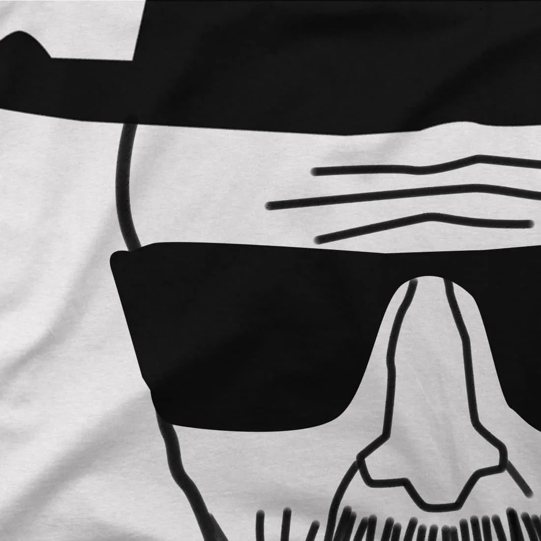 Walter White With Porkpie Hat and Sunglasses Sketch T-Shirt