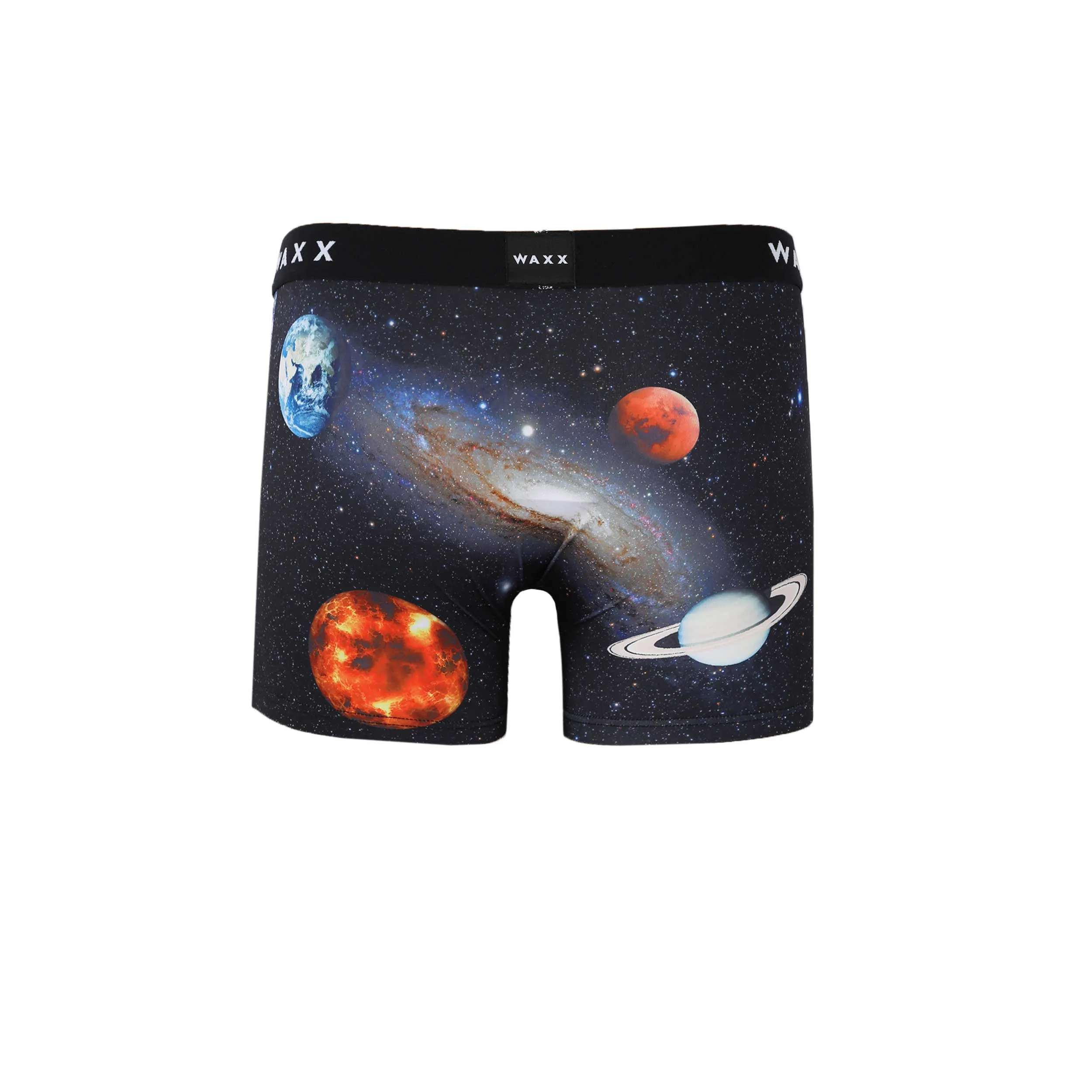 Waxx Planet Boxer Short in Black