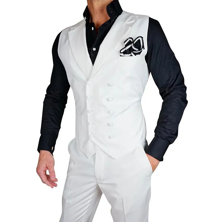 White Gemelli Waistcoat