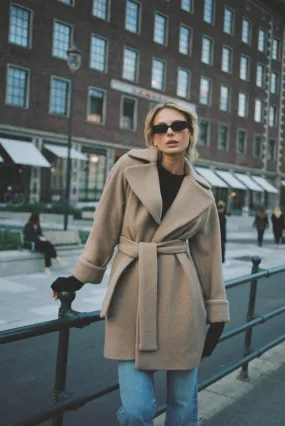 Wool Coat Mid Taupe