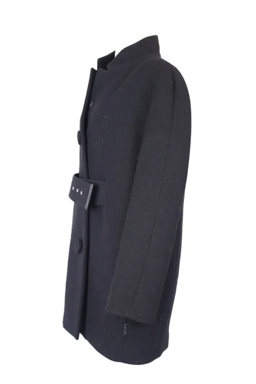 Wool Down Belted Dress Coat