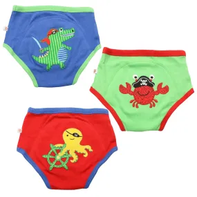 Zoocchini Organic Training Pants - Pirate Pals Boys